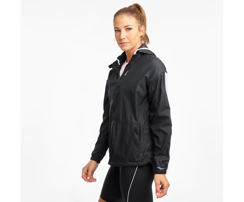 Saucony Packaway Women\'s Jackets Black | Canada 272SGLO